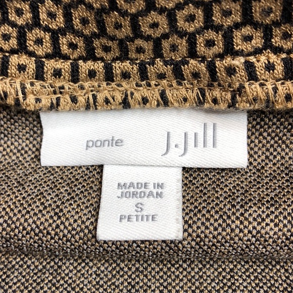 J Jill Geometric A Line Skirt SP - Picture 4 of 6